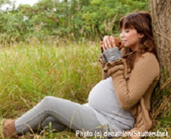 naturall pregnant woman from Natural Child Magazine