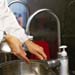 washing hands
